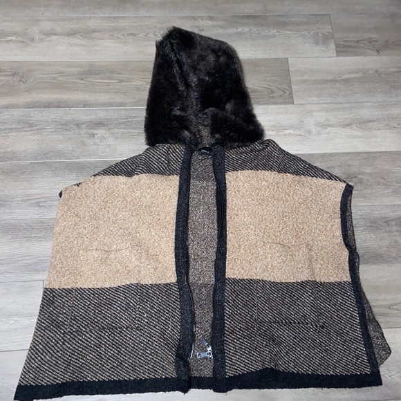 Manteau/Cape Ethnique ZARA Style Kimono Poncho - Taille M - Occasion Très Bon État - Rare